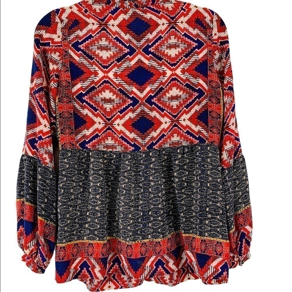 Twelfth Street by Cynthia Vincent Silk Multicolor Top Size S - Picture 6 of 6